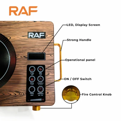 RAF Electric Stove & Infrared Cooker R.8004
