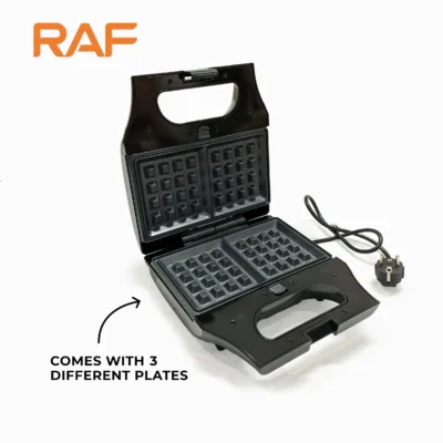 RAF 3-in-1 Sandwich & Panini Grill, Waffle Maker, Nut Maker R.549