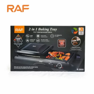 RAF 2 in 1 Baking Tray R.2695 - Grill & Griddle Plate - Box