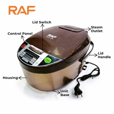RAF Multifunction Rice Cooker R.167 - Features